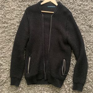 Perry Ellis heavy wool bomber